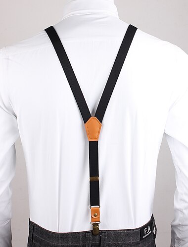  Retro / vintage Glada 20-talet 1920-talet Hängslen Den store Gatsby Gangster Maskeradkläder Herr Maskerad Fest / afton Möhippa Vuxen Hängslen
