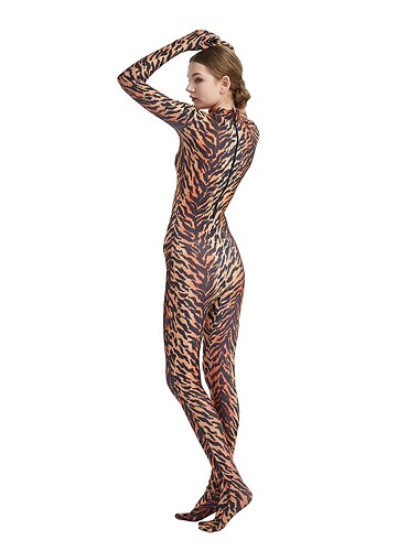  Zentai-Anzüge Cosplay Kostüm Bodysuit Karnevalskostüm Ganzkörperanzug Damen Alle Jungen Cosplay Sexy Kostüm Kariert Tarnung Tierpelz Muster Lycra Spandex Kostüm für Halloween Karneval Kindertag