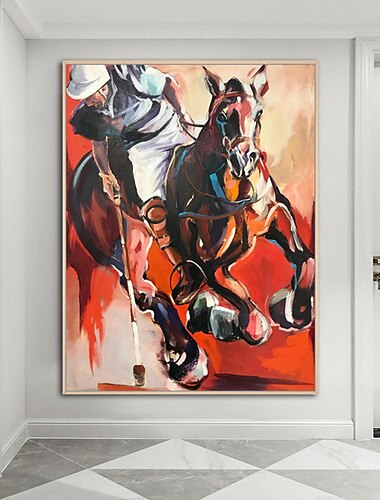 mintura handmade polo gracz obraz olejny na płótnie wall art decoration nowoczesny abstrakcyjny obraz do wystroju domu walcowane bezramowe nierozciągnięte malarstwo