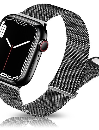  Milanaise Armband Kompatibel mit Apple Watch Armband 38mm 40mm 41mm 42mm 44mm 45mm 49mm Damen Magnetverschluss Verstellbar Edelstahl Ersatzarmband für iwatch Serie Ultra 8 7 6 5 4 3 2 1 SE