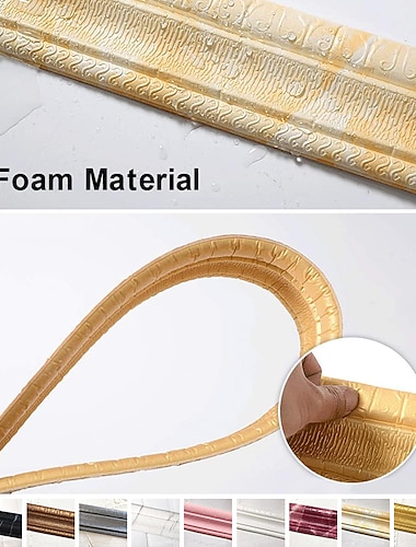  cool tapety jednobarevná tapeta hranice nástěnná malba pas odlepte a nalepte samolepicí PVC/vinyl moderní nálepka na zeď pro pokoj 230*8*0,8cm*1ks