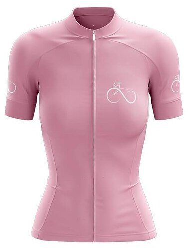  Mujer Maillot de Ciclismo Manga Corta Bicicleta Maillot Camiseta con 3 bolsillos traseros MTB Bicicleta Montaña Ciclismo Carretera Transpirable Secado rápido Dispersor de humedad Bandas Reflectantes
