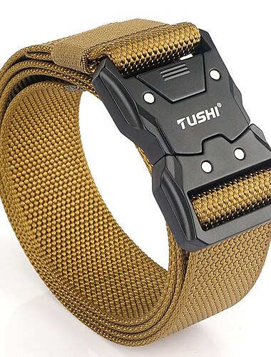  Voor heren Tactische riem Leger groen Zwart Nylon