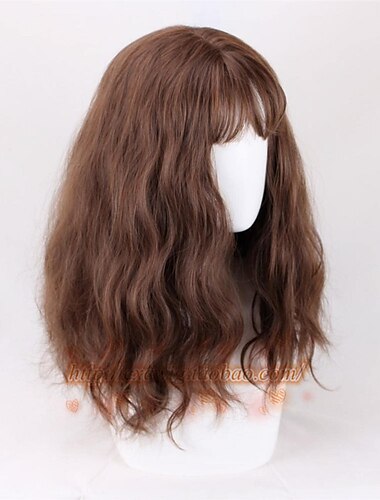  perruque cosplay hermione jean granger cheveux synthétiques bouclés bruns résistants à la chaleur perruques cosplay perruques de carnaval