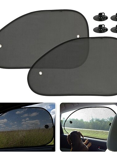  2 Auto-Sonnenschutzabdeckungen decken Universal-Windschutzscheiben-Klappvisier-Reflektor-Windschutzscheiben-Autofenster-Sonnenschutz-Schutzzubehör ab