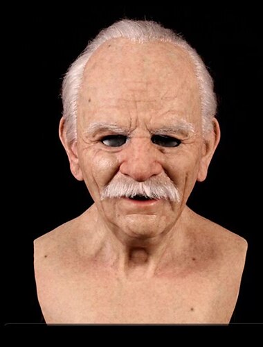 Hombre Mujer Unisexo Máscaras Horror Disfraz de miedo Traje de cosplay Máscara Accesorios de Halloween  para  Víspera de Todos los Santos Mascarada