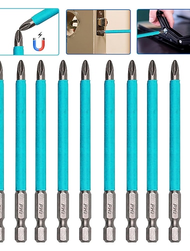  Anti-Rutsch-Magnetkopf Kreuz hohe Härte Handbohrer Schraube Elektroschrauber 25 50 70 90 100 125 150 mm ph2