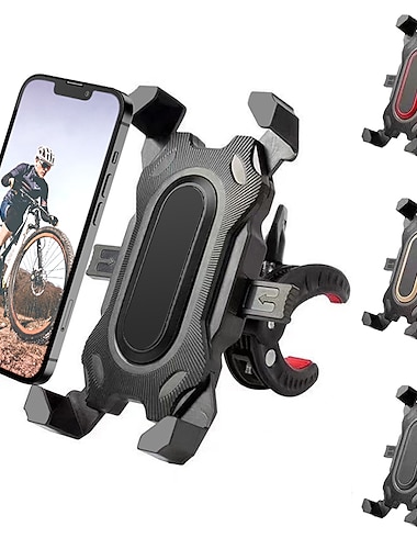  Fiets telefoon houder anti-slip universele mobiele smartphone fiets beugel elektrische scooter motorfiets mobiele telefoon ondersteuning