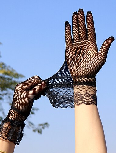  Anni 1950 Anni Ruggenti Anni 1920 Guanti Il grande Gatsby Invitato al matrimonio Costume Per donna Mascherata Festa / Sera Ricevimento di nozze Addio al Nubilato Adulti Guanti