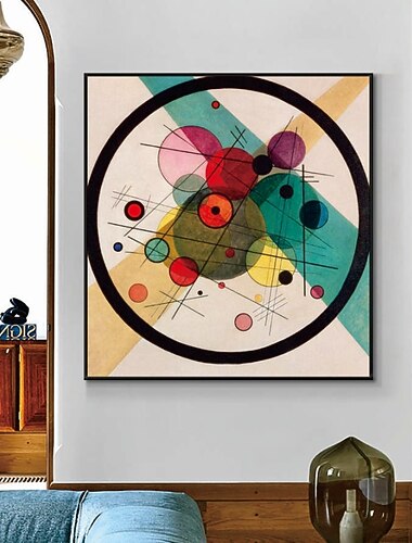  Handmade ręcznie malowany obraz olejny wall art wassily kandinsky abstrakcyjna rzeźba malarstwo dekoracja wnętrz wystrój walcowane płótno bez ramki nierozciągnięte