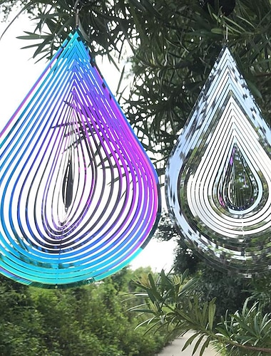  helix wind spinner windspiel outdoor anhänger handgemachtes geschenk stahl windspiel ornament garten hängen dekor art