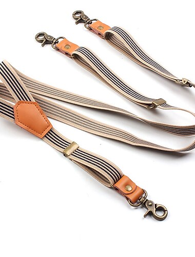  Retro / vintage Glada 20-talet 1920-talet Hängslen Den store Gatsby Gangster Maskeradkläder Herr Maskerad Fest / afton Möhippa Vuxen Hängslen