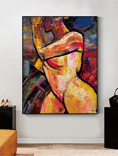  手作りの手描きの油絵壁アートヌード美容絵画装飾家の装飾装飾キャンバス絵画リビングルーム用