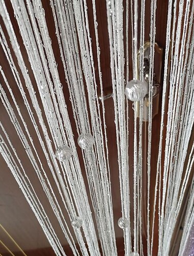  Fadenvorhänge, Perlenvorhänge, funkelnde Türvorhänge, Fliegenvorhänge, Stangentasche, Trennwand, Fensterdekoration für Tür, Wand, Fenster