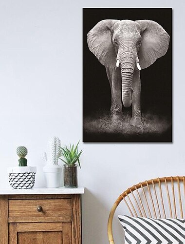  1 stück tier wandkunst leinwand giraffe elefant poster und drucke moderne wandkunst bild für wohnzimmer kein rahmen