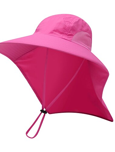  Hat Men's Sun Hat Bucket Hat Fishing Hat with Neck Flap Cover Packable Waterproof for Fishing Climbing Beach Summer