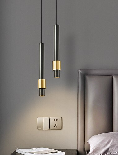  30cm Pendelleuchte LED Kupfer verstellbare Hängeleuchten, moderne Pendelleuchte Mini-Hängedeckenleuchte für Küche Wohnzimmer Schlafzimmer Flur