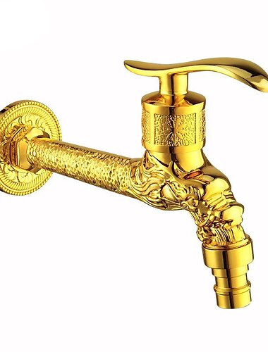  Wasserhahn für Waschmaschine, Wasserhahn für den Außenbereich, verlängerter Wischwasserhahn, Waschmaschine mit doppeltem Verwendungszweck, schnell zu öffnender, kaltwandiger, unter Druck stehender Wasserhahn gegen Spritzer