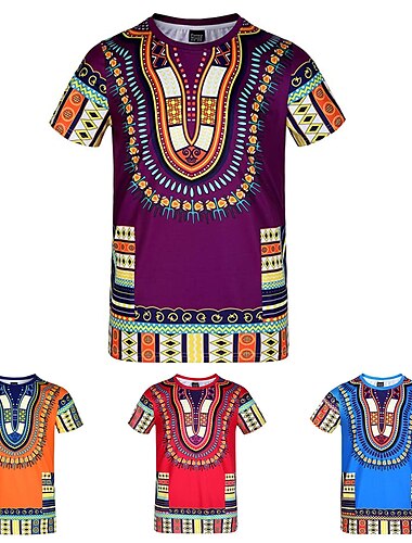  Tenues Africaines Modernes Graphic Imprimer Pour Homme Adultes Carnaval Mascarade Soirée Festival