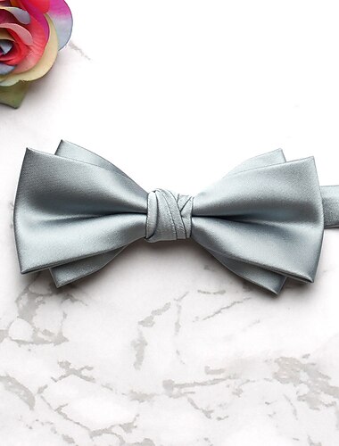  Per uomo Papillon Di tendenza Da ufficio Matrimonio Formale Classico Retrò Con fiocco Tinta unita Formale Ufficio Da sera