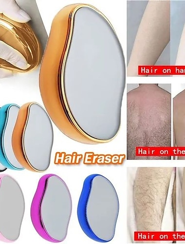 wiederverwendbarer Kristall-Haarradierer körperliche Haarentfernung schmerzlos sicherer Epilierer wiederverwendbares Körperschönheits-Enthaarungswerkzeug Glas-Haarentfernung