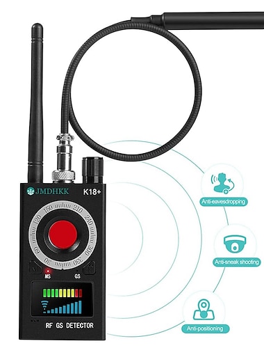  Detector de proteção de privacidade, detector de câmera, detector de gps, detector de dispositivo de scanner de sinal rf, para rastreador gps, dispositivo auditivo, detector de câmera