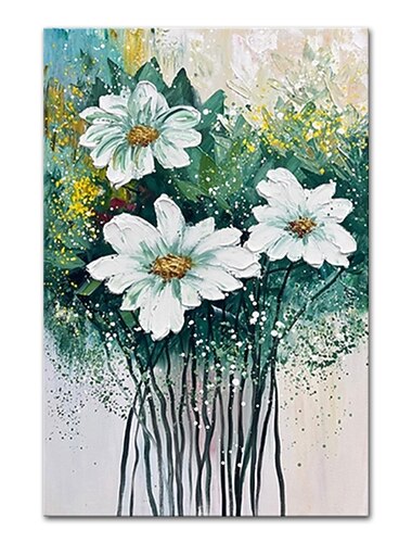  mintura håndlaget tykk tekstur blomsteroljemalerier på lerret veggkunstdekorasjon moderne abstrakt bilde for hjemmeinnredning rullet rammeløst ustrukket maleri