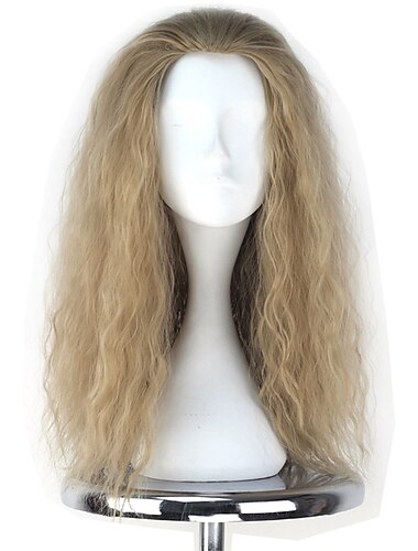  Miss u cheveux adulte longs bouclés sale blonde hommes perruque moelleux fête film cosplay perruque halloween perruques