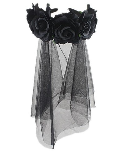  mexicano Bandana Sugar Skull Adulto Mujer Cosplay Viva México Día de la Independencia México Día de los muertos Mardi Gras Disfraz de carnaval fácil