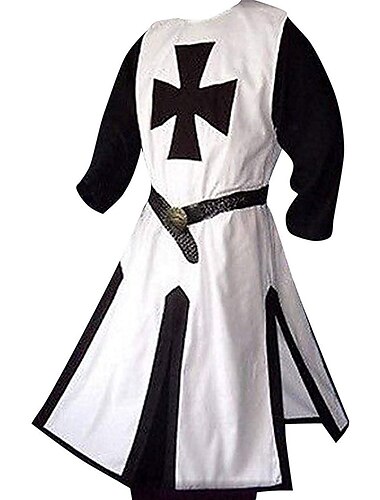  Rétro Vintage Médiéval 17ème siècle Bal Masqué Tunique Ren Faire Chevalier Viking Croisé Homme Viking Fantaisie Mascarade Fête / Soirée Adulte Justaucorps / combinaison