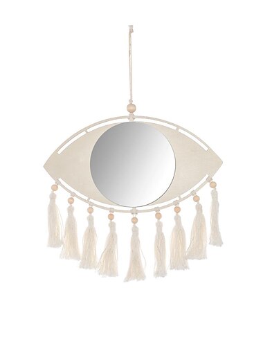  new devil's eye woven decorative mirror tapestry wall hanging cotton thread tassel eye home pendant hand-made gift