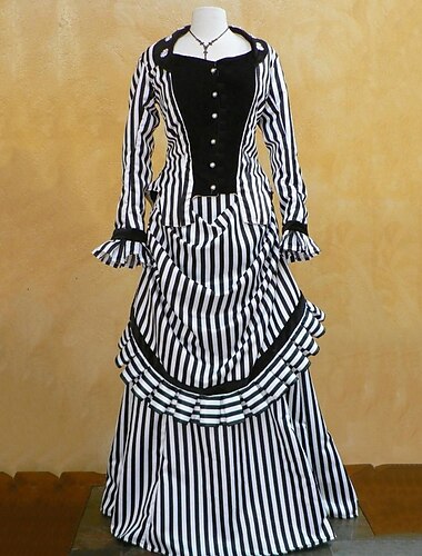  Rococo Victorienne Robe de Bal Costume de fête Bal Masqué Robe de Bal Grande Taille Femmes Mascarade Carnaval Soirée Halloween Adulte Robe