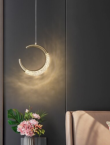  20 cm cirkel / rund design geometriske former pendel lys metal kunstnerisk stil klassisk stil moderne stil guld kunstnerisk moderne 85-265v