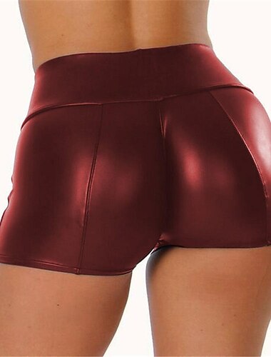  Wish hot amazon nieuwe product hip-lifting perzik hip lederen shorts pu lederen broek vrouwen europese en amerikaanse erotische nachtclub hotpants