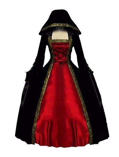  Rokoko Viktorianisch Ballkleid Partykostüm Maskerade Abschlussballkleid Übergrössen Damen königlich Maskerade Karneval Party Halloween Erwachsene Kleid