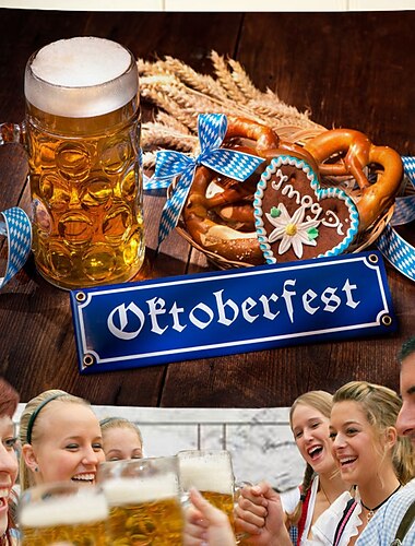  oktoberfest party groß wandteppich kunst dekor decke vorhang hängend home schlafzimmer wohnzimmer dekoration polyester bier deutsch bayerisch