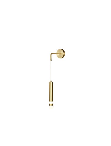  inomhus kreativ modern nordisk stil inomhus vägglampor sovrum matsal koppar vägglampa 220-240v 10 w