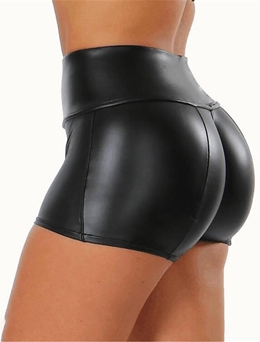  wish hot amazon nytt produkt hofteløftende fersken hip skinnshorts pu skinnbukser kvinner europeiske og amerikanske erotisk nattklubb hotpants