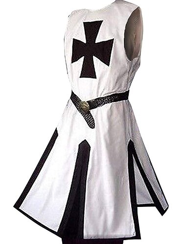  Rétro Vintage Médiéval 17ème siècle Bal Masqué Tunique Ren Faire Chevalier Viking Croisé Homme Viking Fantaisie Mascarade Fête / Soirée Adulte Justaucorps / combinaison