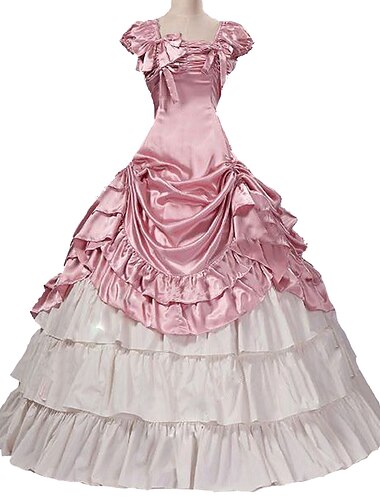  Rokoko Viktorianisch Ballkleid Partykostüm Maskerade Abschlussballkleid Braut Damen Maskerade Karneval Hochzeit Party Erwachsene Kleid