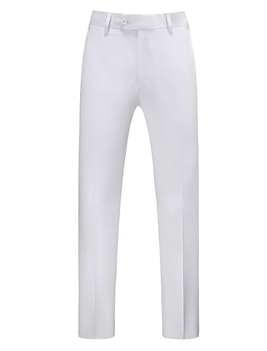  Men's Dress Pants Trousers Chinos Pocket Plain Breathable Outdoor Wedding Business Casual Retro Vintage Classic turmeric Black Stretchy