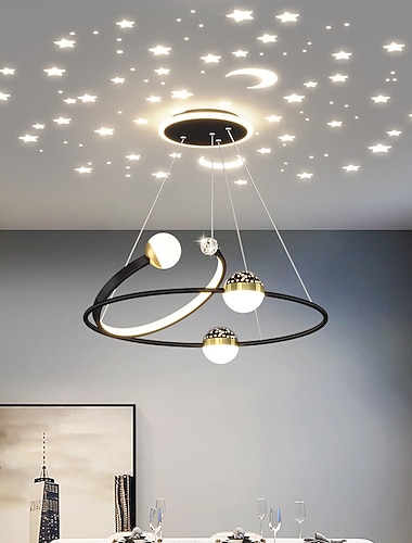  60 cm Diseño único Lámparas Araña Metal Estilo artístico Estilo moderno Elegante Acabados Pintados LED Moderno 110-120V 220-240V