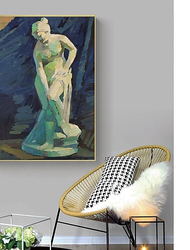  Pintura al óleo hecha a mano lienzo pared arte decoración figura retrato musa diosa para decoración del hogar enrollado sin marco pintura sin estirar