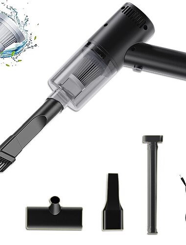  Aspiradora de coche inalámbrica de mano, suministros automotrices, aspiradora portátil pequeña de escritorio para el hogar, superpotencia