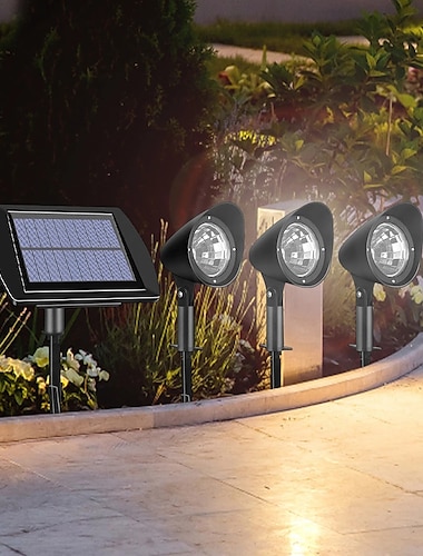 ηλιακός προβολέας φωτισμός τοπίου εξωτερικού κήπου ip65 αδιάβροχα φώτα γκαζόν φωτισμός μονοπατιού πάρκου αυλής