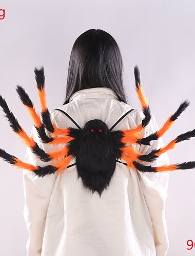  Halloween Spinne neue kreative Tasche Spinne Kostüm Abschlussball Requisiten Süßigkeiten Spinne bunter Riemen große Spinne