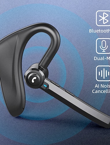  K510 Handsfree-köra headset Öronkrok Bluetooth 5.2 Brusreducering Ergonomisk design Snabbladdning för Apple Samsung Huawei Xiaomi MI för kontorsaffärer