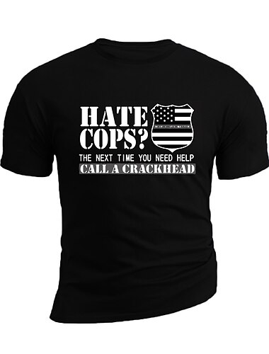  Herren Buchstabe T Shirt Lässiger Stil Baumwolle Kurzarm Grafik Hemd Schwarz Weiß Armeegrün Bequemes T-Shirt Outdoor Straße Modedesigner-Kleidung