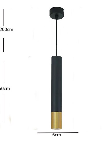 6 cm lampa wisząca wisząca lampa wisząca metalowa lakierowane wykończenia nowoczesny 220-240v