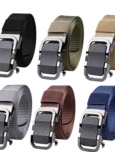  Pánské Pás Taktický pás Černá Armádní zelená Nylon Módní Venkovní Oblečení na atletiku Čistá barva Venkovní Outdoorové sporty Turistika